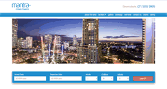 Desktop Screenshot of mantracrowntowers.com.au